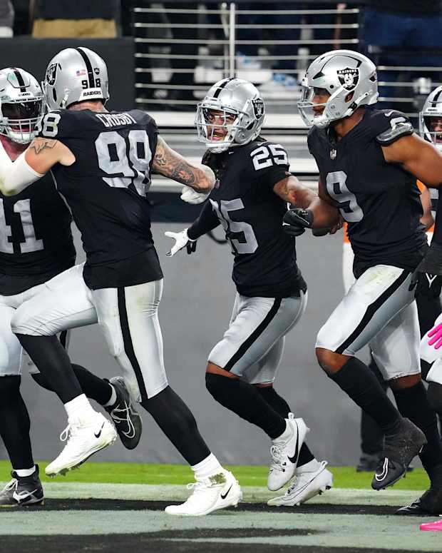 Celebrating Las Vegas Raiders